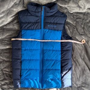 Kid’s large Columbia Navy and Royal Blue Puffer Vest